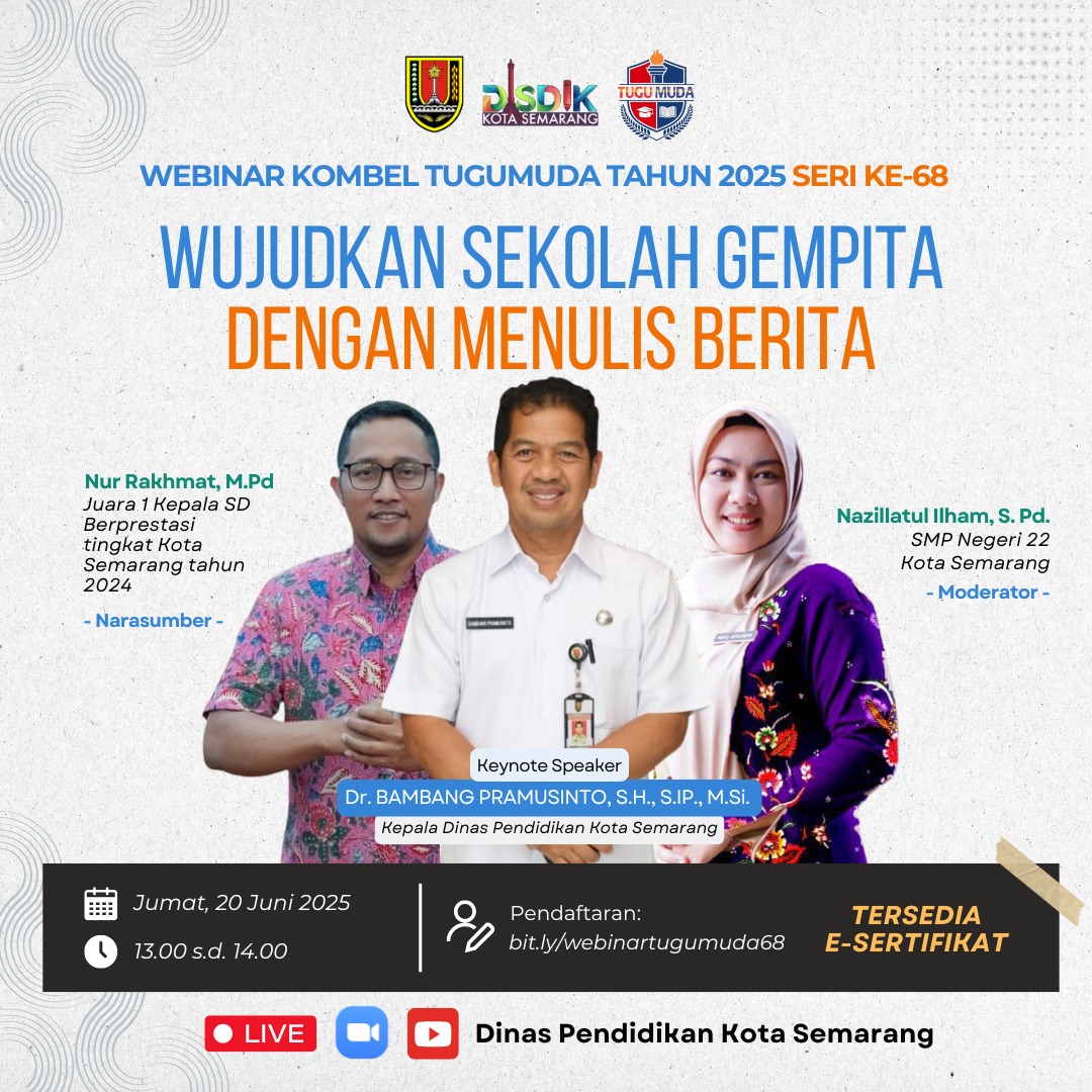 WEBINAR KOMUNITAS BELAJAR TUGUMUDA SERI KE-68